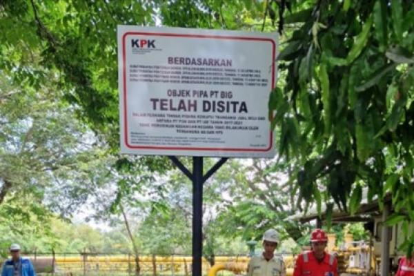 KPK Sita Aset Tanah dan Bangunan PT BIG Terkait Korupsi Jual Beli Gas