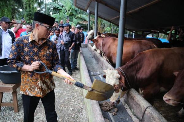 Mendes Groundbreaking Kopdes Merah Putih dan Tinjau BUMDes di Seluma