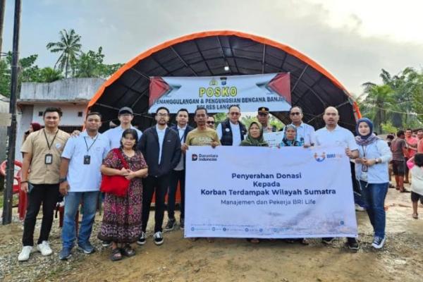 BRI Life Kirim Bantuan ke Wilayah Bencana di Sumatera