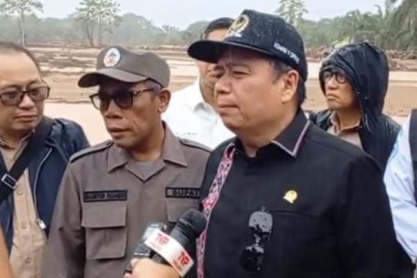 Komisi V Minta Penanganan Bencana Banjir di Tapanuli Tengah Dipercepat