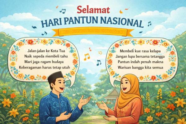 Cakep! Pantun, Tradisi Lisan yang Ditetapkan Jadi WBTB dan Hari Nasional