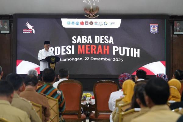 Di Lamongan, Mendes Ajak Sukseskan 12 Aksi Prioritas Bangun Desa
