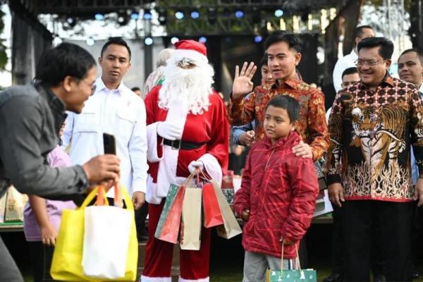 Wapres Gibran Rayakan Natal di Kota Salatiga