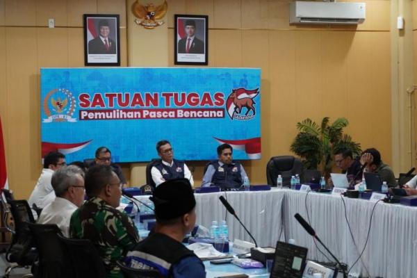 Satgas Pemulihan Pascabencana DPR Gelar Rapat di Aceh, 14 K/L Hadir