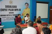 Sosialisasi 4 Pilar, Andhika Dukung Generasi Muda Sebagai Agen Perubahan