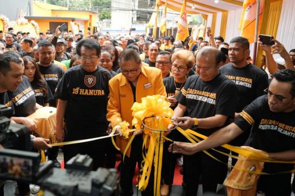 HUT ke-19, OSO Resmikan Kantor Baru DPP Hanura