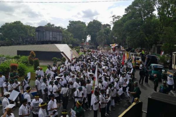 Konflik Lahan Berlarut, Serikat Pekerja Perkebunan Gelar Aksi Damai