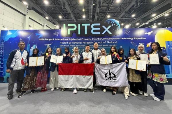 Universitas Trisakti Raih 3 Emas di IPITEX 2026 Thailand