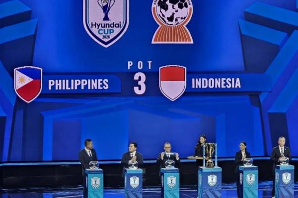 Indonesia Satu Grup dengan Vietnam di Piala ASEAN 2026