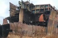 Penutuhan kapal tua. Foto: Ist.