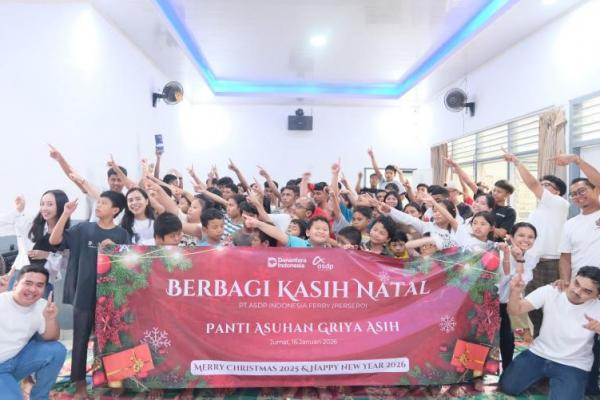 Natal Penuh Makna, ASDP Serahkan Bantuan ke Panti Asuhan Griya Asih