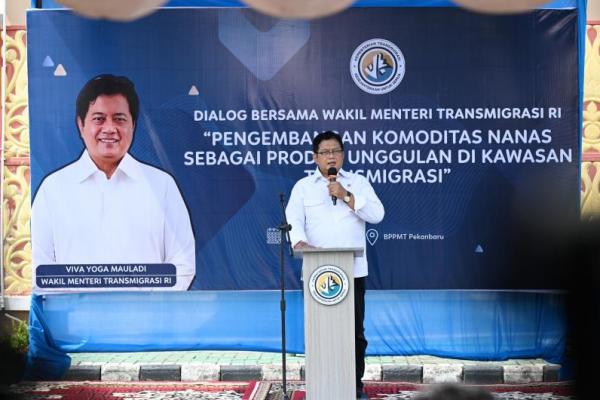 Wamentranas Cek Demplot BPPMT Pekanbaru, Calon Transmigran Dilatih Mandiri
