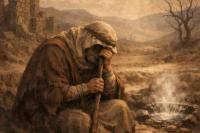 Ilustrasi - belajar makna sabar dari kisah Nabi Ayyub AS (Foto: AI)