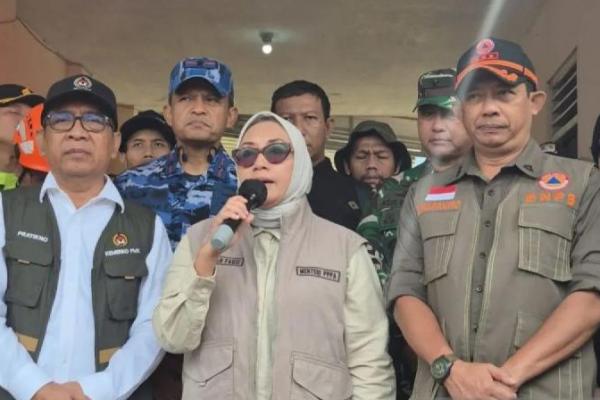 Menteri PPPA Pastikan Pengungsi Longsor Cisarua Merasa Aman