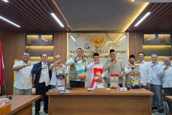 Kemenhaj Gandeng Bulog dan Kementan Ekspor Beras untuk Konsumsi Jemaah Haji