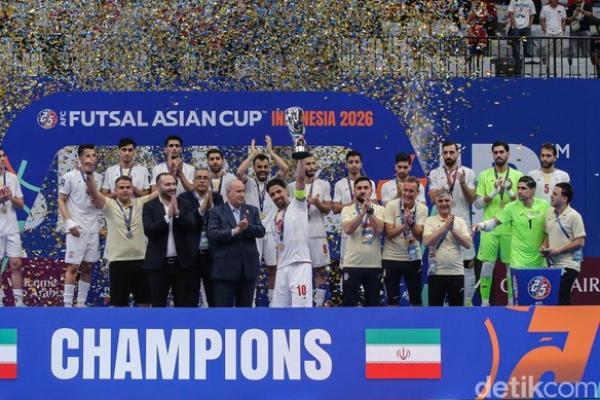 Juara Asia, Berapa Hadiah yang Didapat Timnas Futsal Iran?