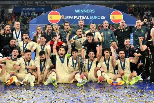 Update Ranking Timnas Spanyol Setelah Menjuarai Euro Futsal 2026