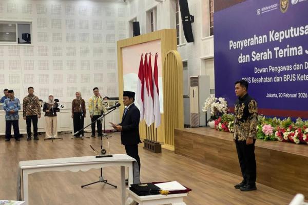 Menko PM Lantik Dirut-Dewas BPJS Baru, Tegaskan Jamsos Pilar Pemberdayaan