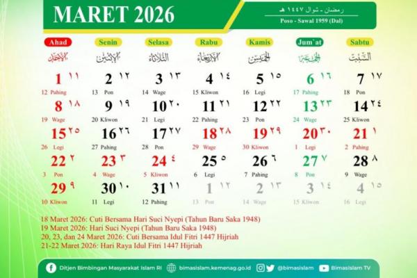 4 Maret 2026, Cek Daftar Peringatan Dunia Hari Ini