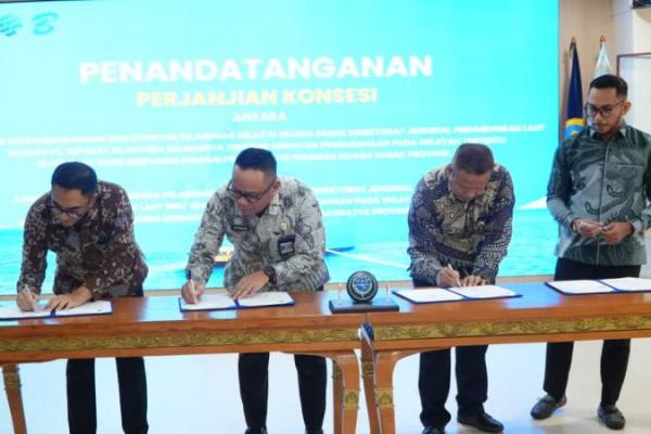 DJPL Resmi Konsesikan Pengusahaan Pelabuhan di Muara Sabak dan Sangatta