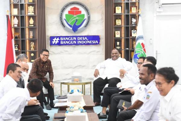 Mendes Dorong Percepatan Pembangunan Infrastruktur Desa di Yahukimo Papua