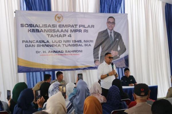 Sahroni Sosialisasi Empat Pilar MPR, Dorong Warga Aktif Sampaikan Aspirasi