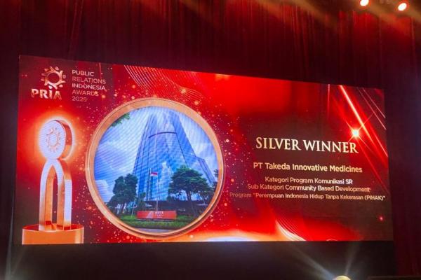 Kemitraan Stakeholder Solid, Takeda Diganjar Penghargaan PRIA 2026