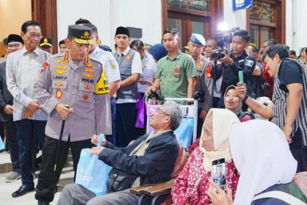 Kapolri Pastikan Pengamanan Mudik di Stasiun Tugu Optimal