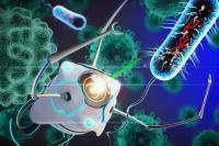 Para ilmuwan kini tengah mengembangkan robot mikroskopis berbahan DNA yang dirancang untuk bergerak di dalam aliran darah dan menargetkan penyakit seperti kanker hingga virus (Foto: Earth)