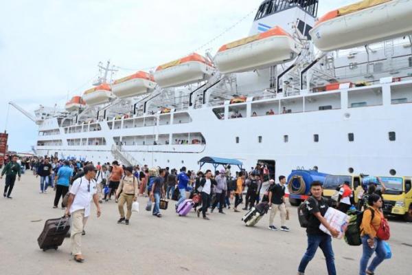 H+7 Lebaran, Pelni Angkut 153 Ribu Penumpang Arus Balik