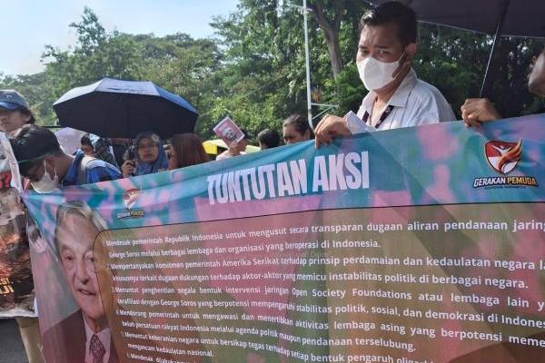 Demo di Kedubes AS, GPNI Desak Hentikan Pendanaan LSM dari Asing