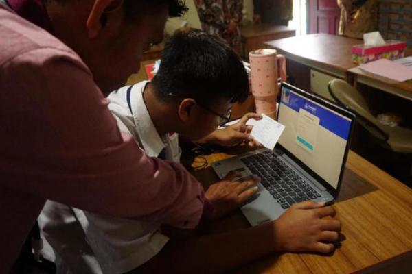 Potret Semangat Siswa Disabilitas di Tangerang Ikut TKA SMP