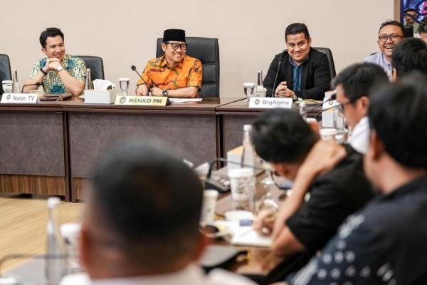 Menko Muhaimin Ajak Puluhan Media Homeless Kolaborasi untuk Pemberdayaan