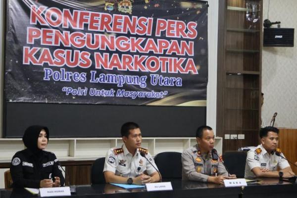Polres, Lapas dan Rutan Gagalkan Penyelundupan Sabu di Lapas Kotabumi