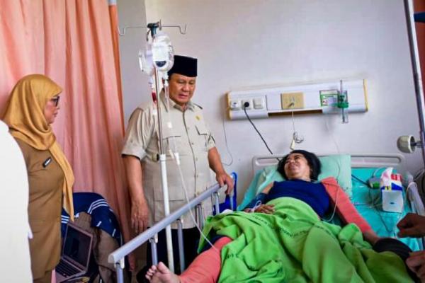 Prabowo Pastikan Korban Kecelakaan KA Bekasi Dapat Kompensasi