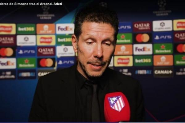 Pelatih Atletico Akui Arsenal Lebih Layak ke Final Liga Champions