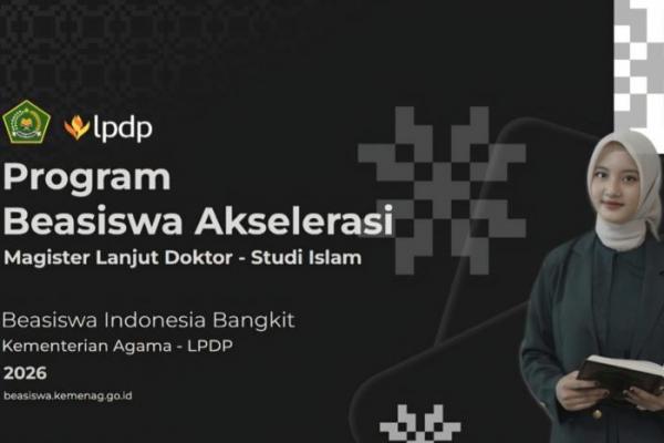 Beasiswa BIB Kemenag Buka Jalur Akselerasi, Ini Jadwal-Link Pendaftarannya