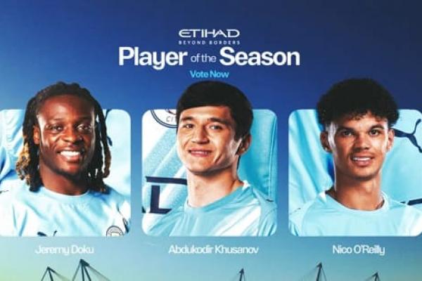 Manchester City Resmi Umumkan 3 Kandidat Pemain Terbaiknya Musim Ini