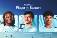 Manchester City Resmi Umumkan 3 Kandidat Pemain Terbaiknya Musim Ini