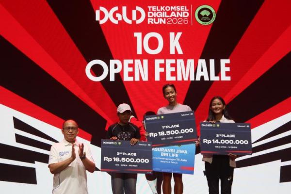 Dukung Gaya Hidup Sehat, BRI Life Terlibat pada Telkomsel Digiland Run 2026