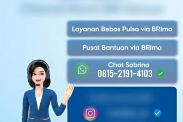 Hubungi CS BRImo jika ada masalah