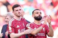 Mohamed Salah dan Andy Robertson Resmi Berpisah dengan Liverpool