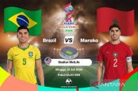 Statistik Head to Head Timnas Brasil vs Maroko