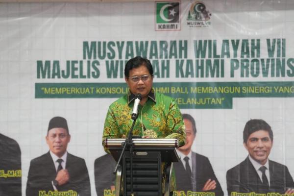 Muswil KAHMI Bali, Wamen Viva Yoga Kenang Perjalanan jadi Ketum di Denpasar