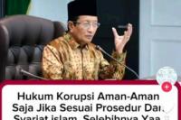 Hoaks! Video Narasi Menag Bolehkan Korupsi Asal Sesuai Syariat dan Prosedur