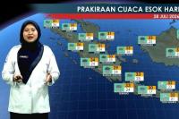 Prakiraan Cuaca Hari Ini, Sejumlah Wilayah Berpotensi Hujan Petir