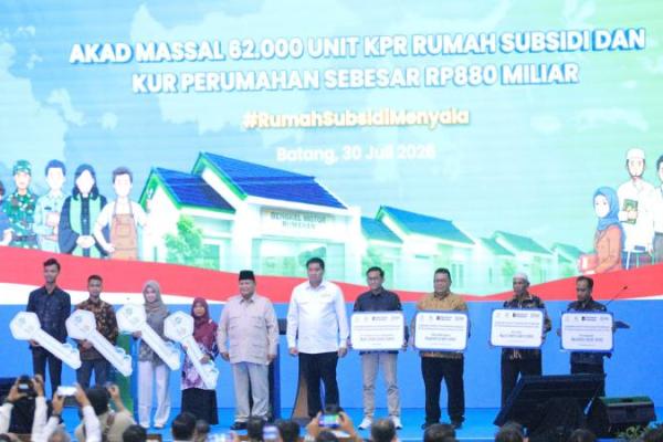 BNI Dukung Akad Massal 62.710 KPR Rumah Subsidi