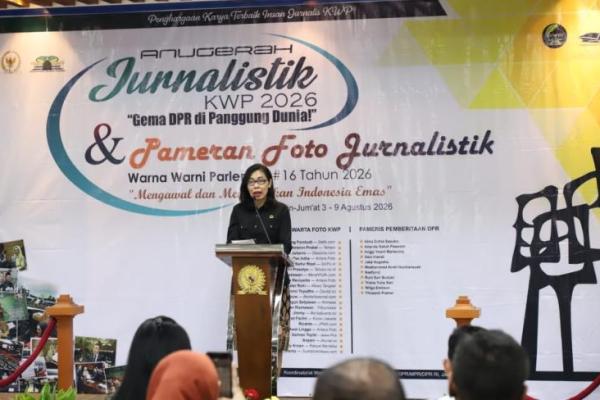 Sekjen DPR Apresiasi Anugerah Jurnalistik KWP 2026