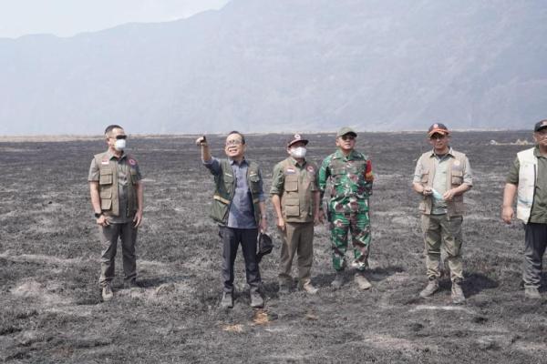 Menko PMK Kebut Penanganan Kebakaran Gunung Bromo