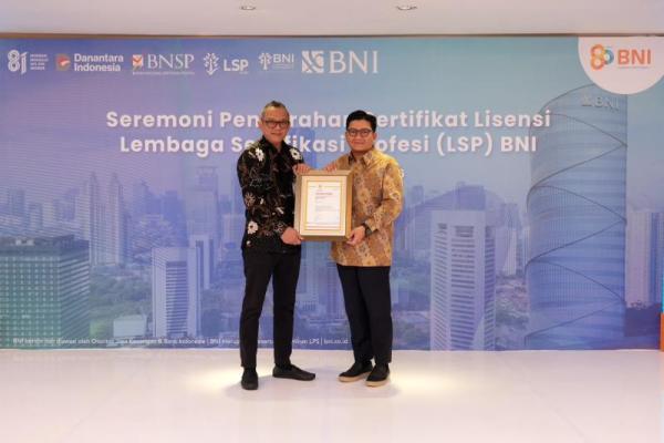 BNI Perkuat Tata Kelola SDM lewat LSP dan Sertifikasi ISO